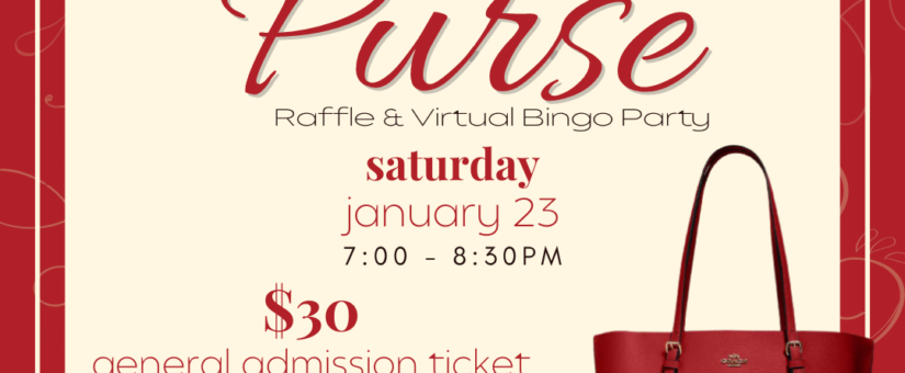 Purse Raffle and Virtual Bingo Party